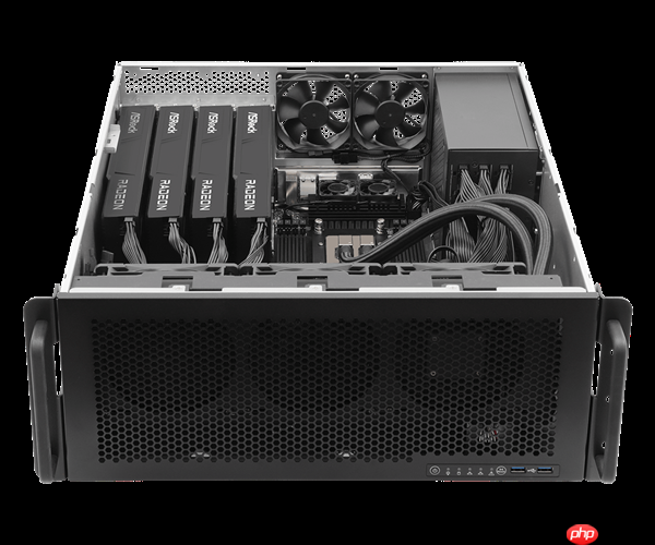 华擎工作站配备四块AMD R9700 32GB专业显卡：搭档Zen5/4撕裂者