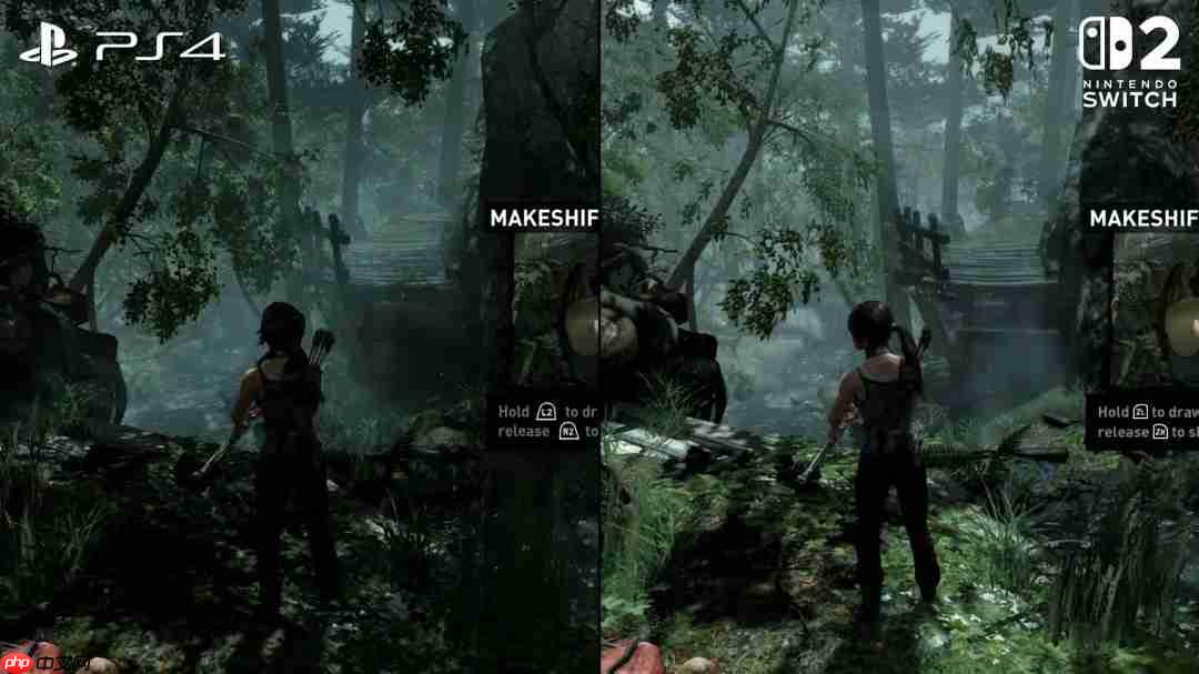 《古墓丽影9》NS2版画面大缩水 甚至不如PS3原版