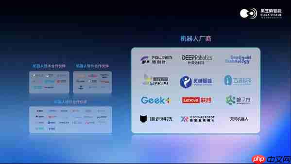 黑芝麻智能发布SesameX平台：以多维智能破局，开启机器人