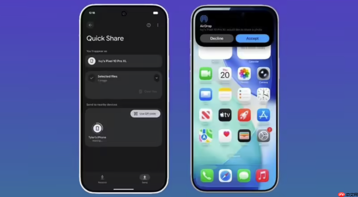 原生安卓与iOS互通！谷歌攻克苹果隔空投送壁垒