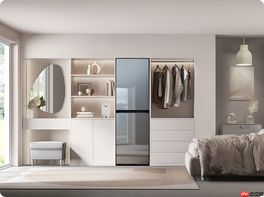 高雅设计遇上高能科技三星AI神黑钻衣物护理机成就小户型精致生活