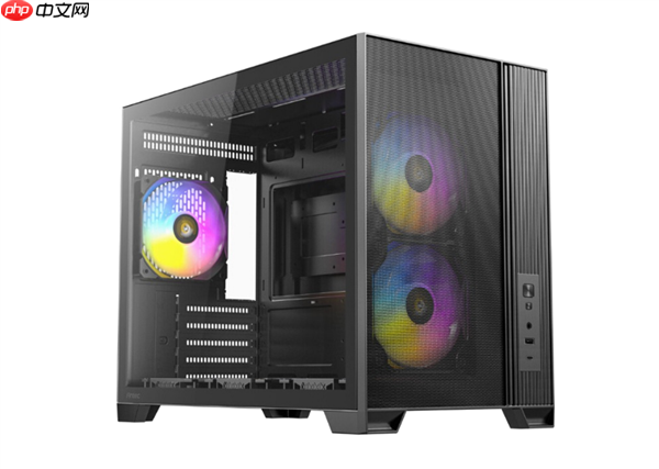 安钛克发布FLUX M机箱:搭载垂直+水平双风道