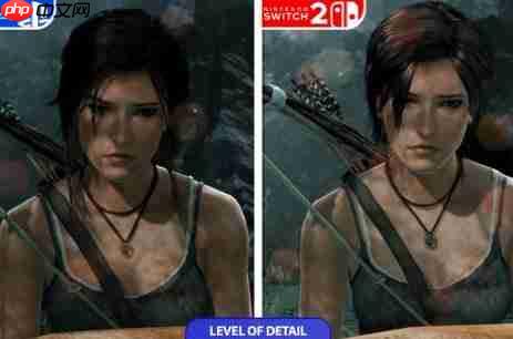 略逊一筹！ 《古墓丽影：终极版》Switch版与PS4版画面性能对比