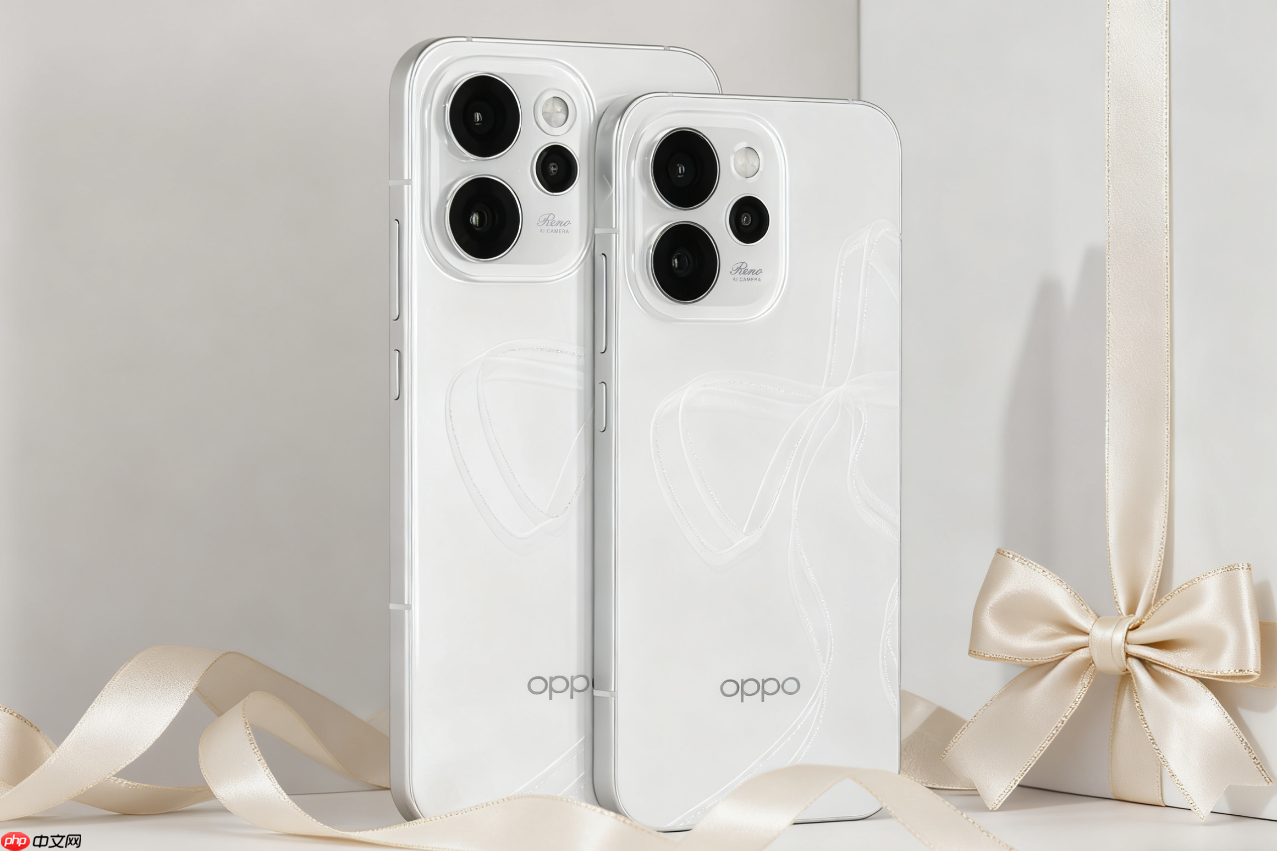 oppo reno15系列图赏：星光蝴蝶结 因你闪耀