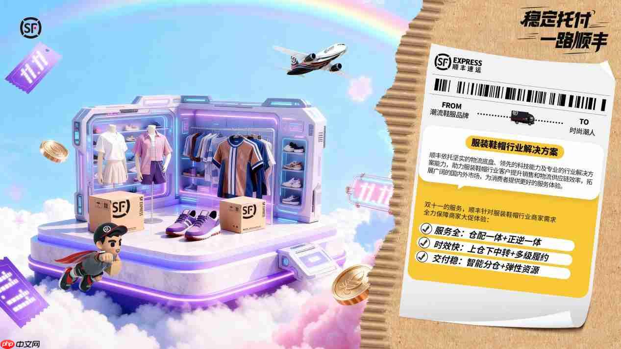 助力品牌迎战双·十一高峰，顺丰智慧供应链重塑电商物流体验