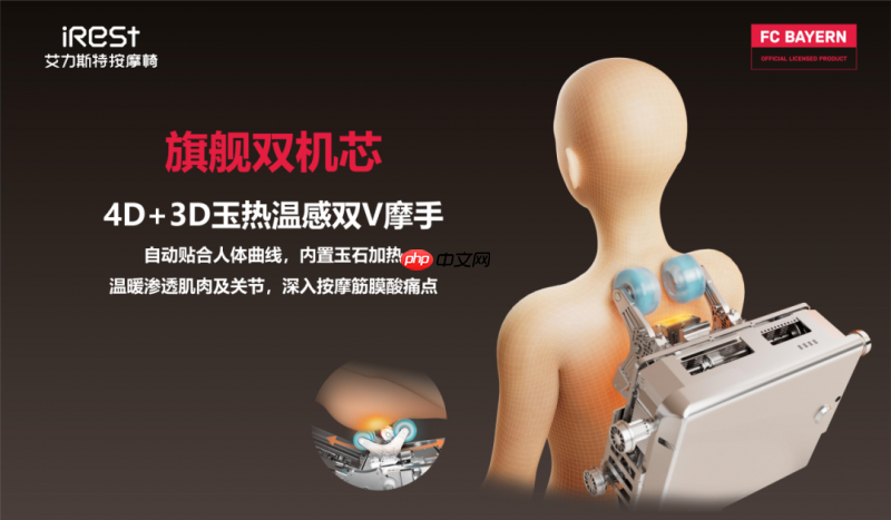 iRest艾力斯特x拜仁慕尼黑，官方授权按摩椅重磅亮相！