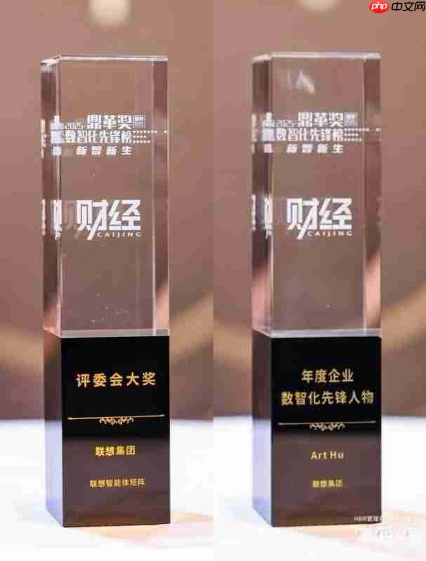 联想集团荣膺两项重磅大奖，领跑智能化新时代