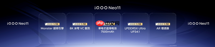 2K屏双芯游戏神机 “超神标准版”iQOO Neo11 2599元起售