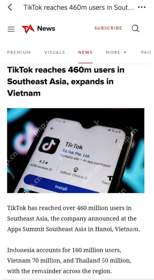 TikTok在东南亚用户突破4.6亿，电商与商业化数据亮眼