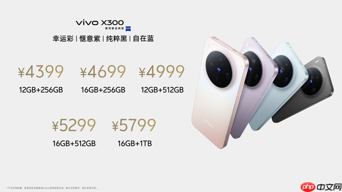 重构移动影像体验，vivo X300系列发布，售价4399元起