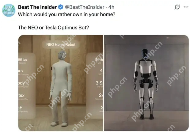 14万元！全球首款家务人形机器人开卖：OpenAI投资，萌脸翘臀会自己充电 - php中文网
