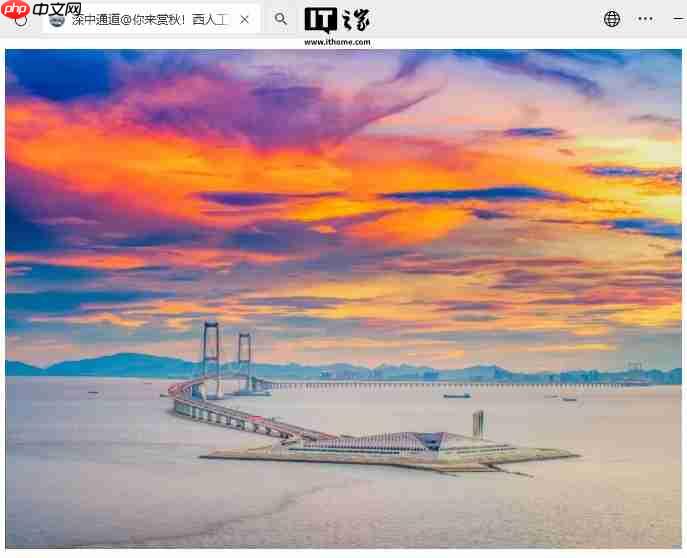 世界级跨海集群工程，深中通道西人工岛今日启动文旅试运营