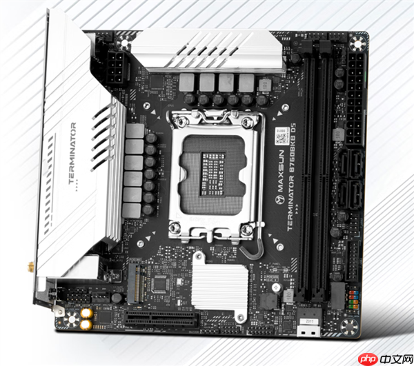 铭瑄B850BKB ITX迷你主板发布：显卡插在背面 清爽、满血