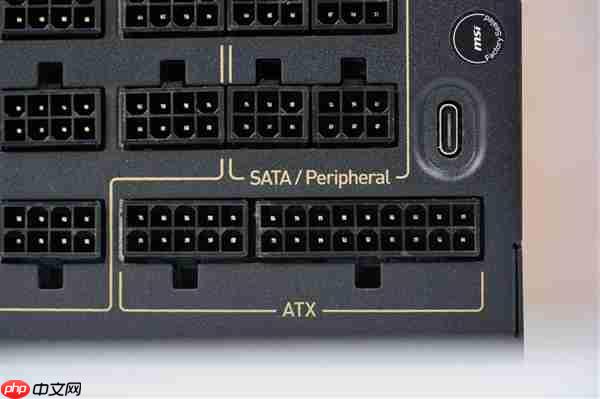 轻松驾驭RTX 5090!微星MEG Ai1600T PCIE5超神电源图赏