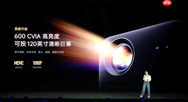 1499元！REDMI投影仪4 Pro发布：600CVIA亮度 可投120英寸巨幕