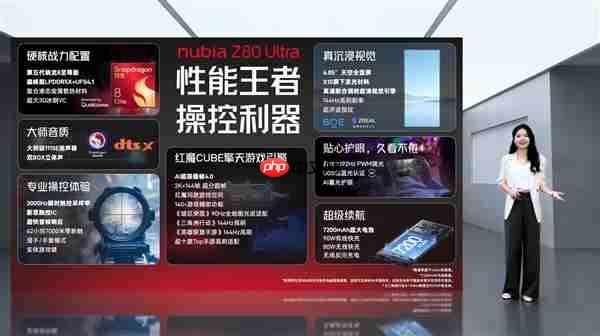 努比亚Z80 Ultra首发7200mAh第四代南海电池：续航超越友商7500mAh