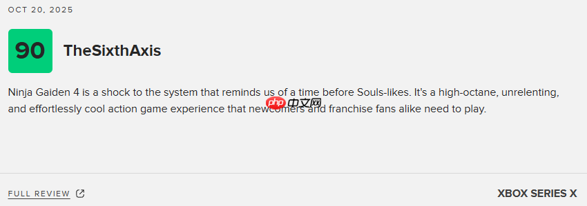 《忍者龙剑传4》M站均分83分:血脉贲张的华丽回归!