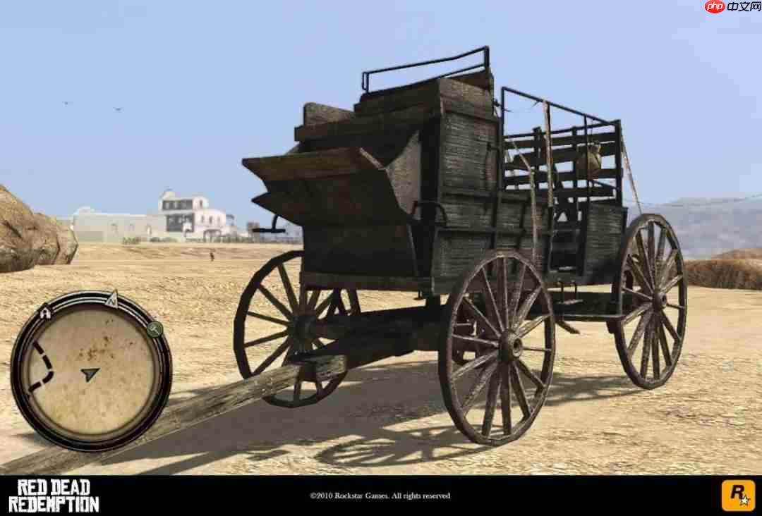 前R星员工公开《荒野大镖客：救赎》早期开发画面截图