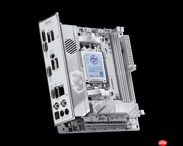 微星发布MPG X870I EDGE TI EVO WiFi超频主板:双内存插槽、支持10000MT/s!