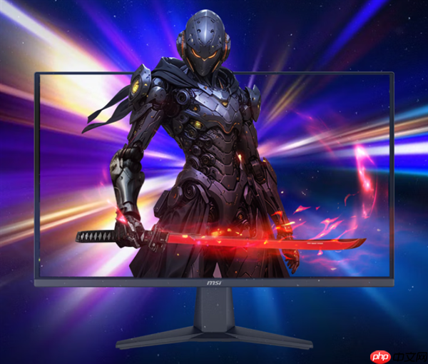 789元 微星黑刃E21显示器来了:27英寸2K屏 210Hz高刷