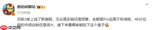 中国手机市场风向再变 小屏旗舰齐遇冷 大屏Pro普遍畅销