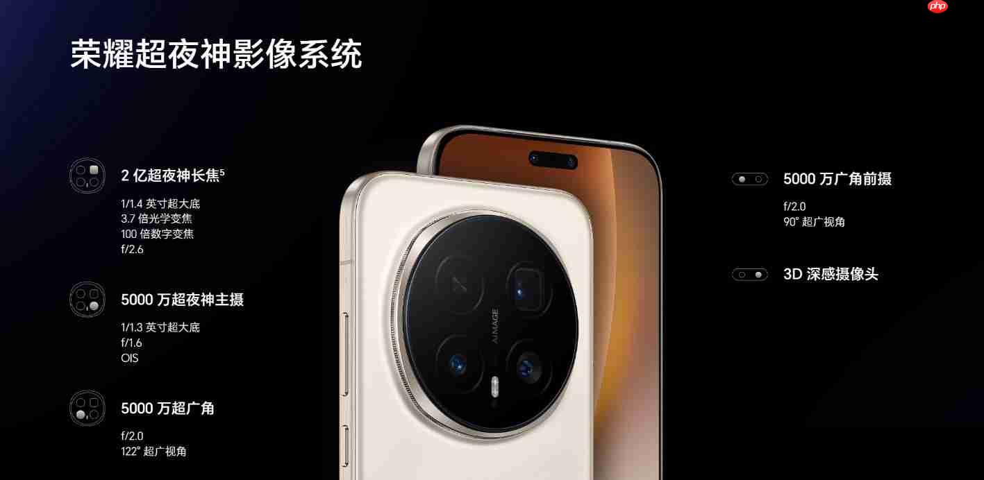 荣耀Magic 8系列正式发布：第五代骁龙8至尊版+MagicOS 10 4499起！