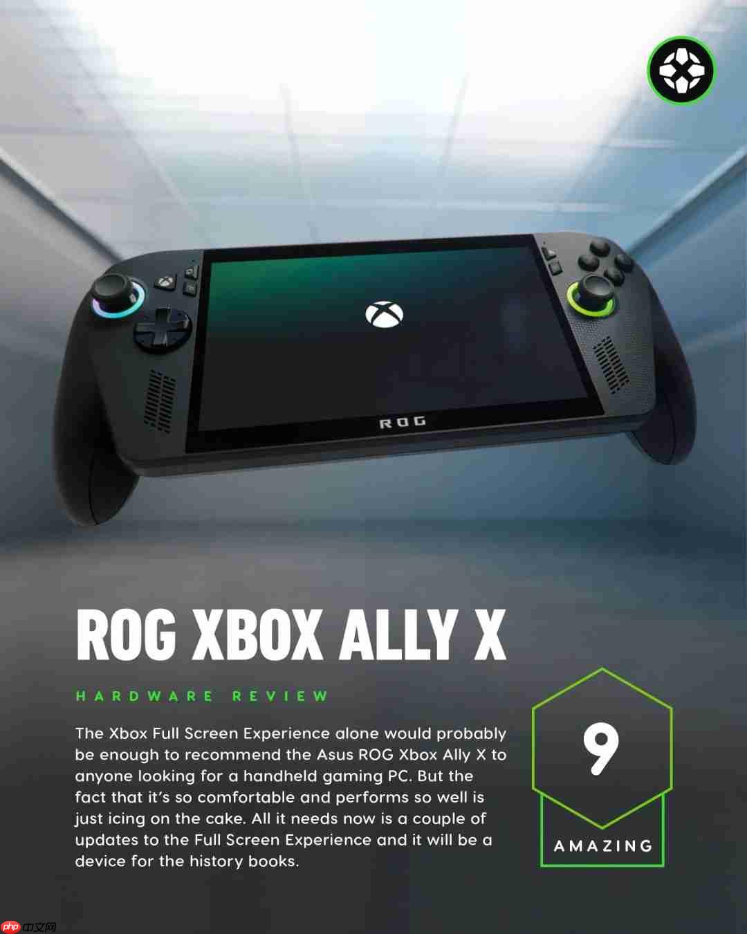 Xbox Ally X IGN 9分：当前最好的掌上游戏PC