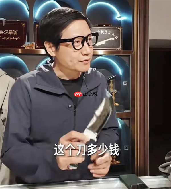 雷军被8000元小刀价格惊到了：没舍得买