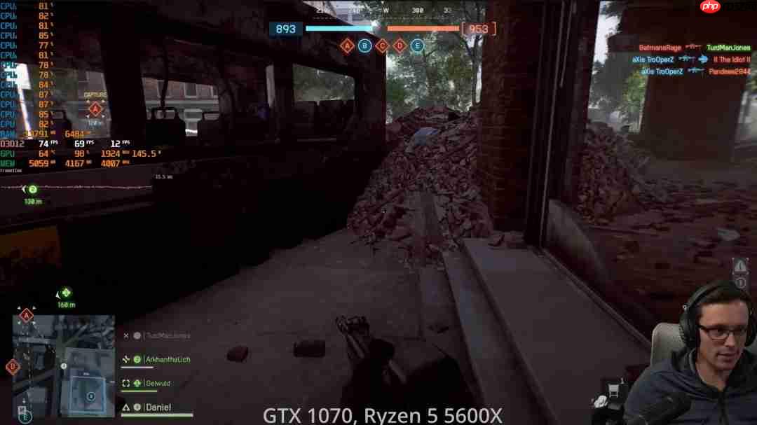 《战地6》优化贼好 将近10年的GTX 1070也能流畅2K玩