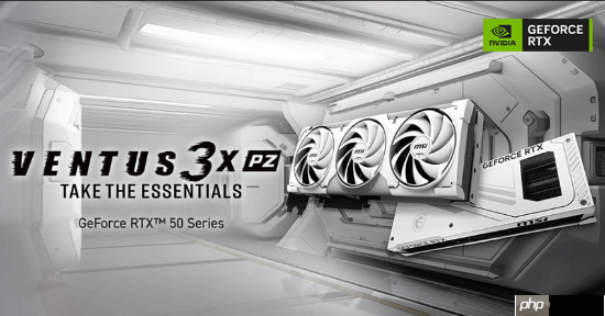 微星首款背插显卡发布：纯白配色、看不到一根线