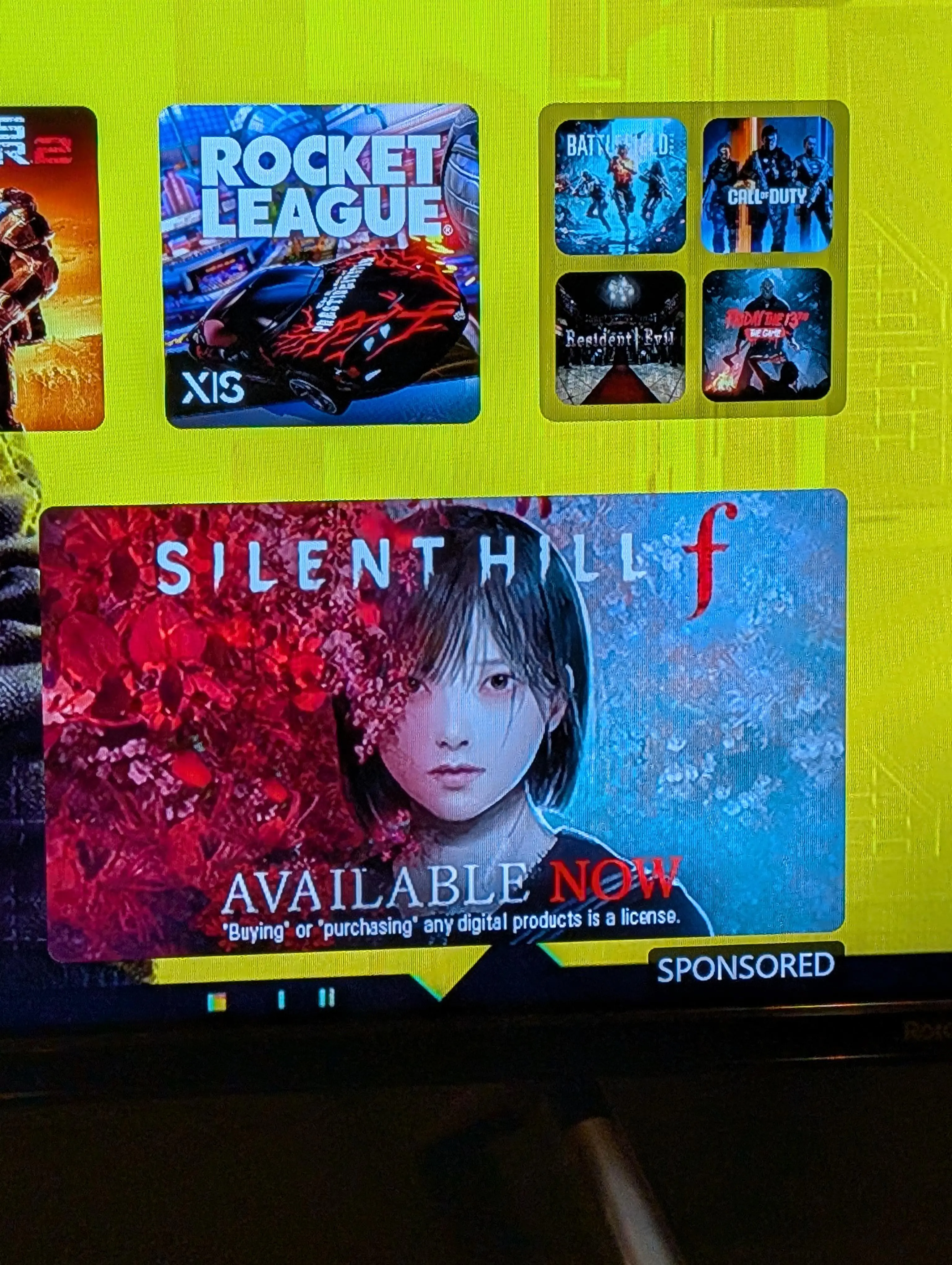 《寂静岭f》Xbox广告惹争议：玩家仅购买游戏使用权！