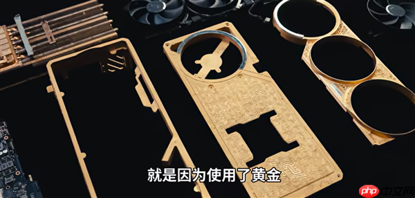 揭秘全球唯一黄金版RTX 5090D!6公斤黄金 神秘大佬买走
