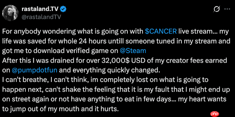 Steam游戏藏恶意软件 癌症主播筹款3.2万美元被盗
