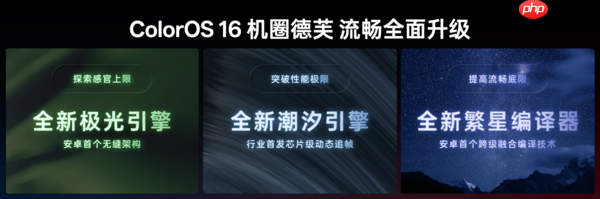 ColorOS 16三大引擎升级 助力&ldquo;机圈德芙&rdquo;挑战流畅极限