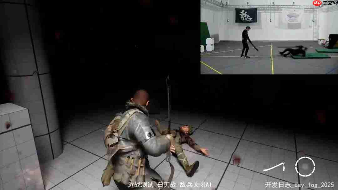 抗日游戏《山河在》开发日志  近战和绳索攀爬展示