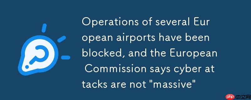 欧洲多座机场运营受阻,欧盟委会称网络攻击非“大规模”