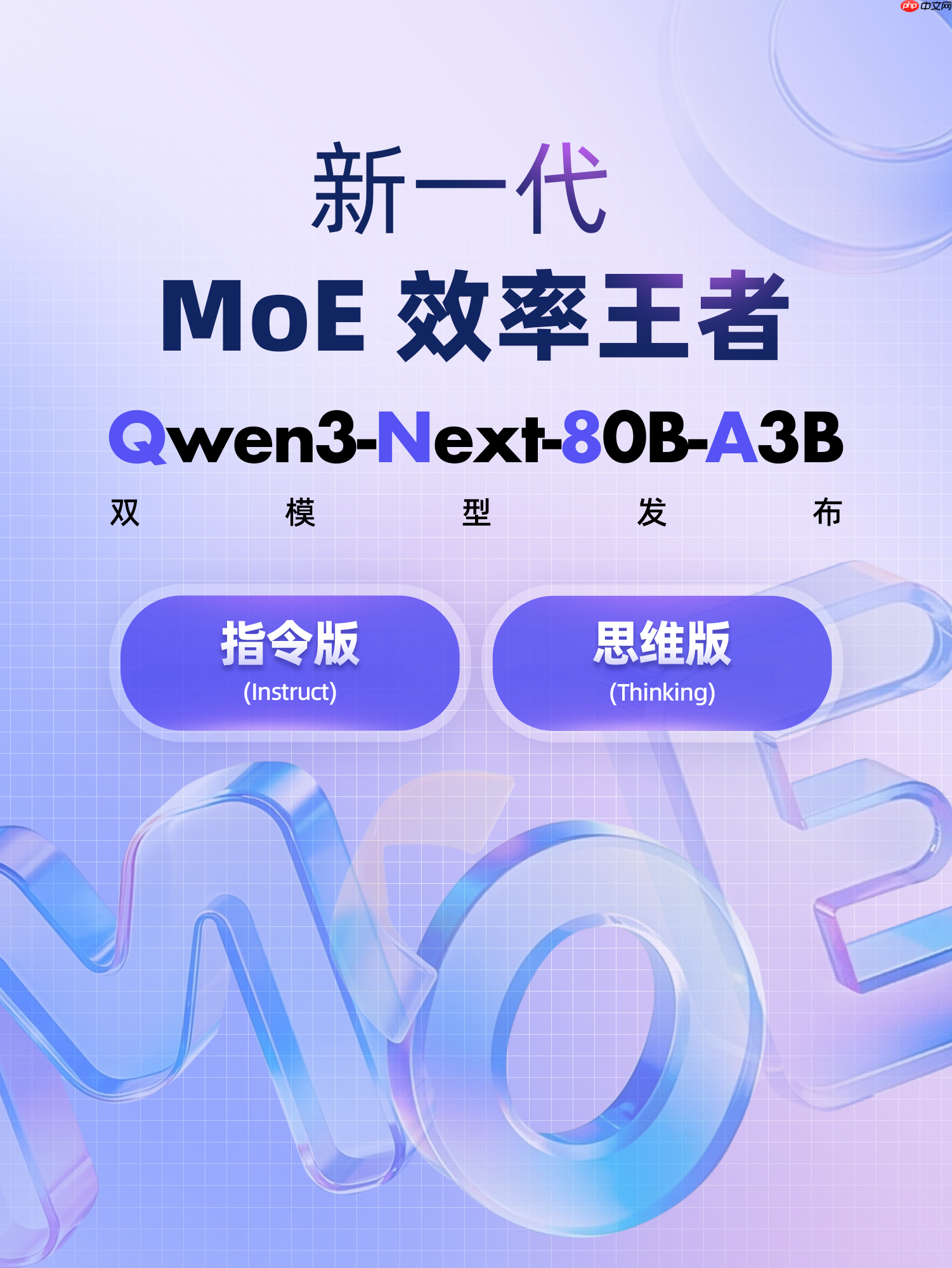 阿里通义发布下一代基础模型架构 Qwen3-Next