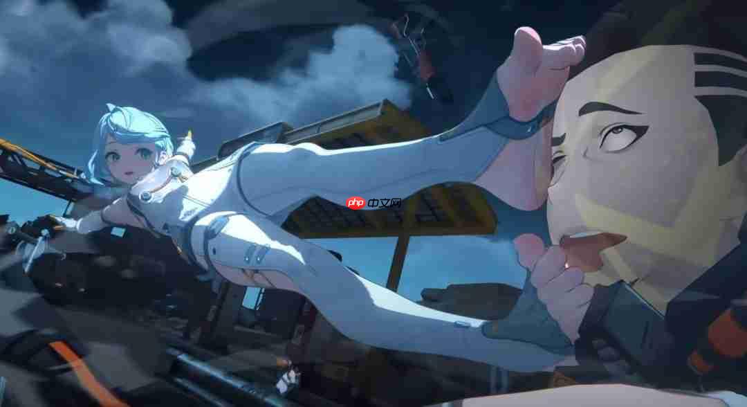 《绝区零》席德主题壁纸欣赏 小脚踹到敌人脸上