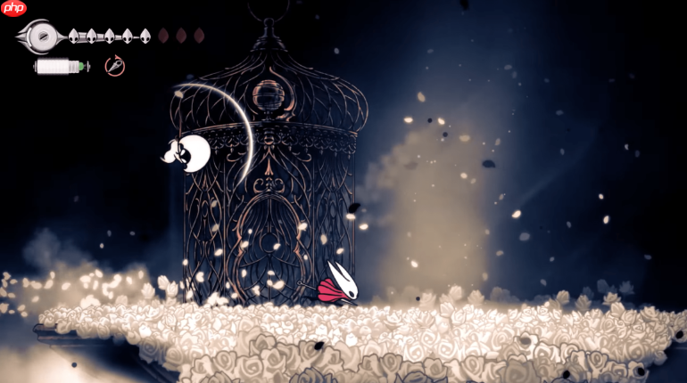 新玩家受《丝之歌》影响去玩《空洞骑士》：第一个boss都打不过！