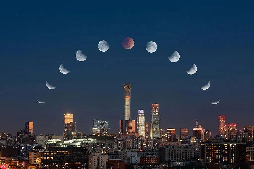 今晚血月现身 血月是月全食吗