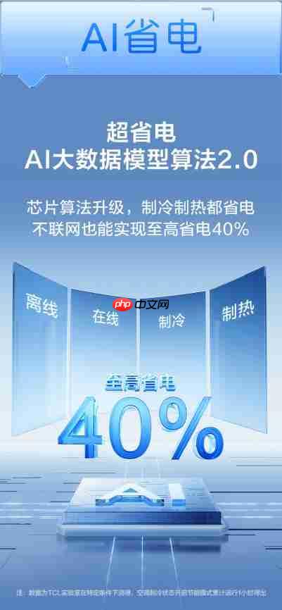 TCL小蓝翼P6 Plus AI健康空调，“全域风”无死角守护健康好空气