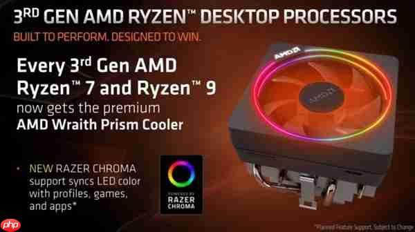 AMD锐龙原装散热器有变！它们不再自带