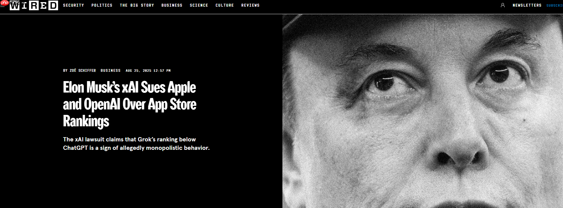 xAI 起诉苹果和 OpenAI，指控阻碍 AI 竞争