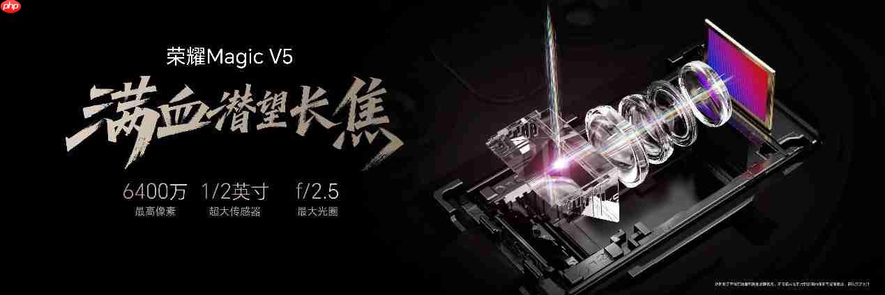 满血旗舰折叠屏荣耀Magic V5发布，售价8999元起