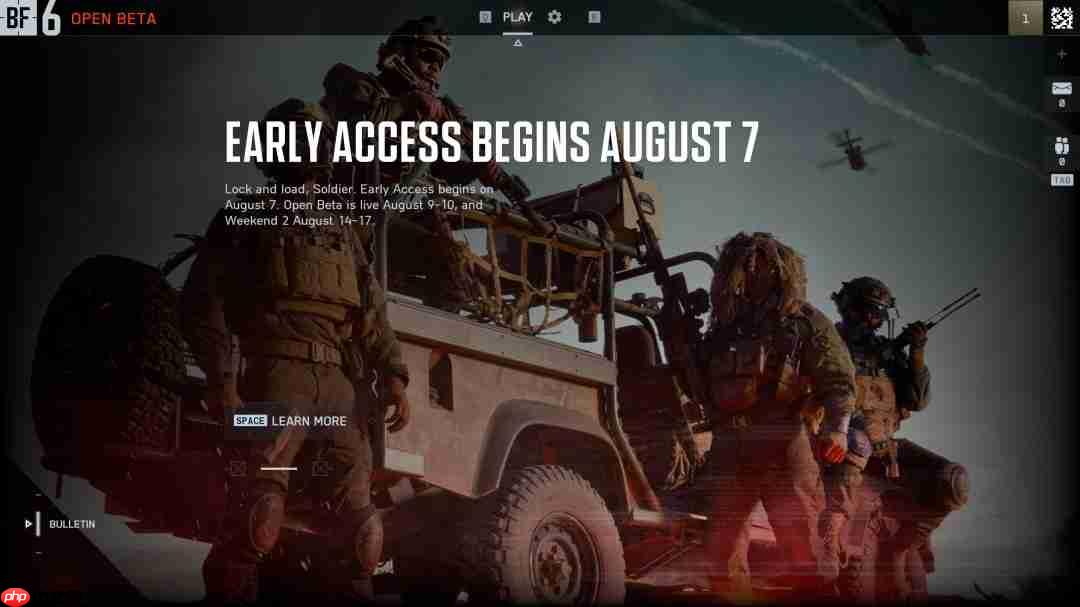 《战地6》BETA公测中文宣传片 BIOS须设置安全启动