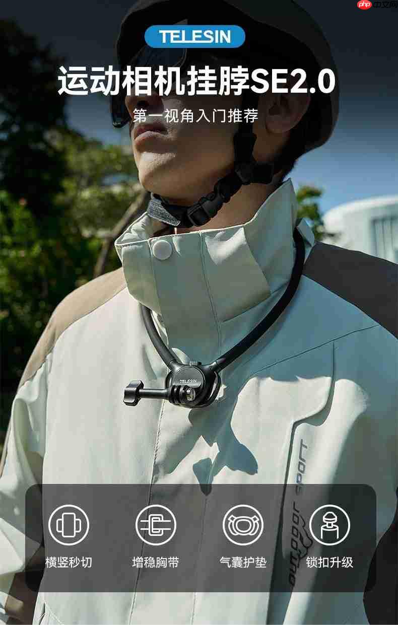 Telesin泰迅推出适配大疆Osmo360全景相机的系列配件