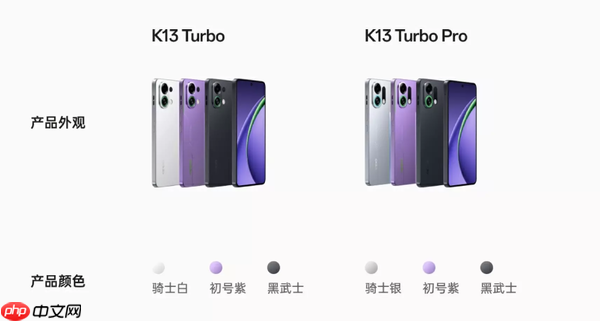 OPPO K13 TURBO系列正式开售 内置风扇 1799元起