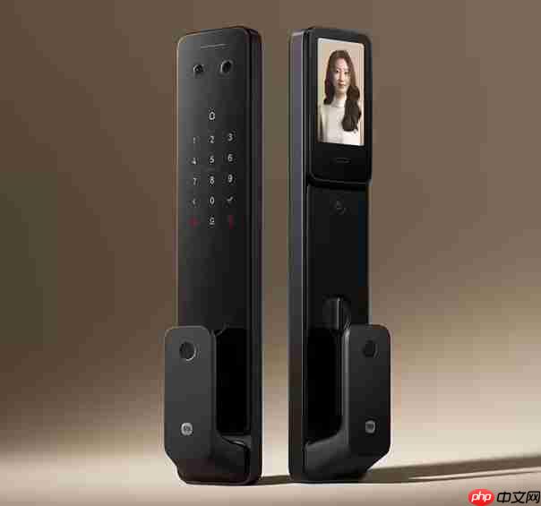 小米智能门锁2大屏猫眼版开卖：AI指纹识别+智能猫眼