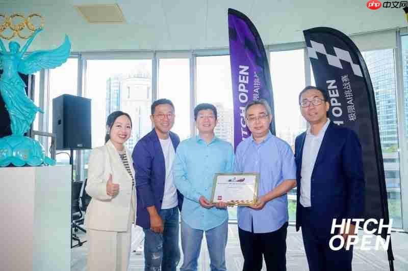 奥运女神照耀HitchOpen AI竞速新赛道——黄剑用艺术为科技注入奥林匹克之魂