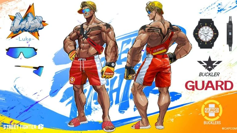 《街头霸王6》泳装造型8月5日上线!嘉米春丽经典复刻!